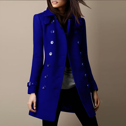 Doris™–Manteau long à boutons